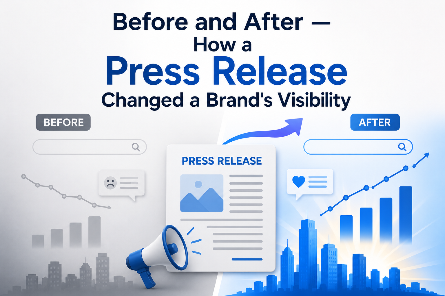 Before and After — How a Press Release Changed a Brand's Visibility