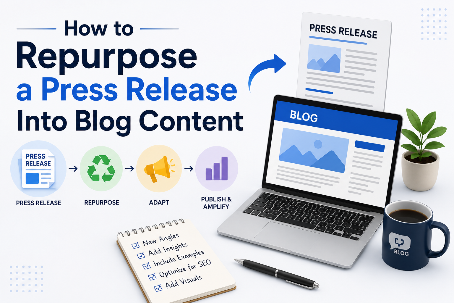 How to Repurpose a Press Release Into Blog Content