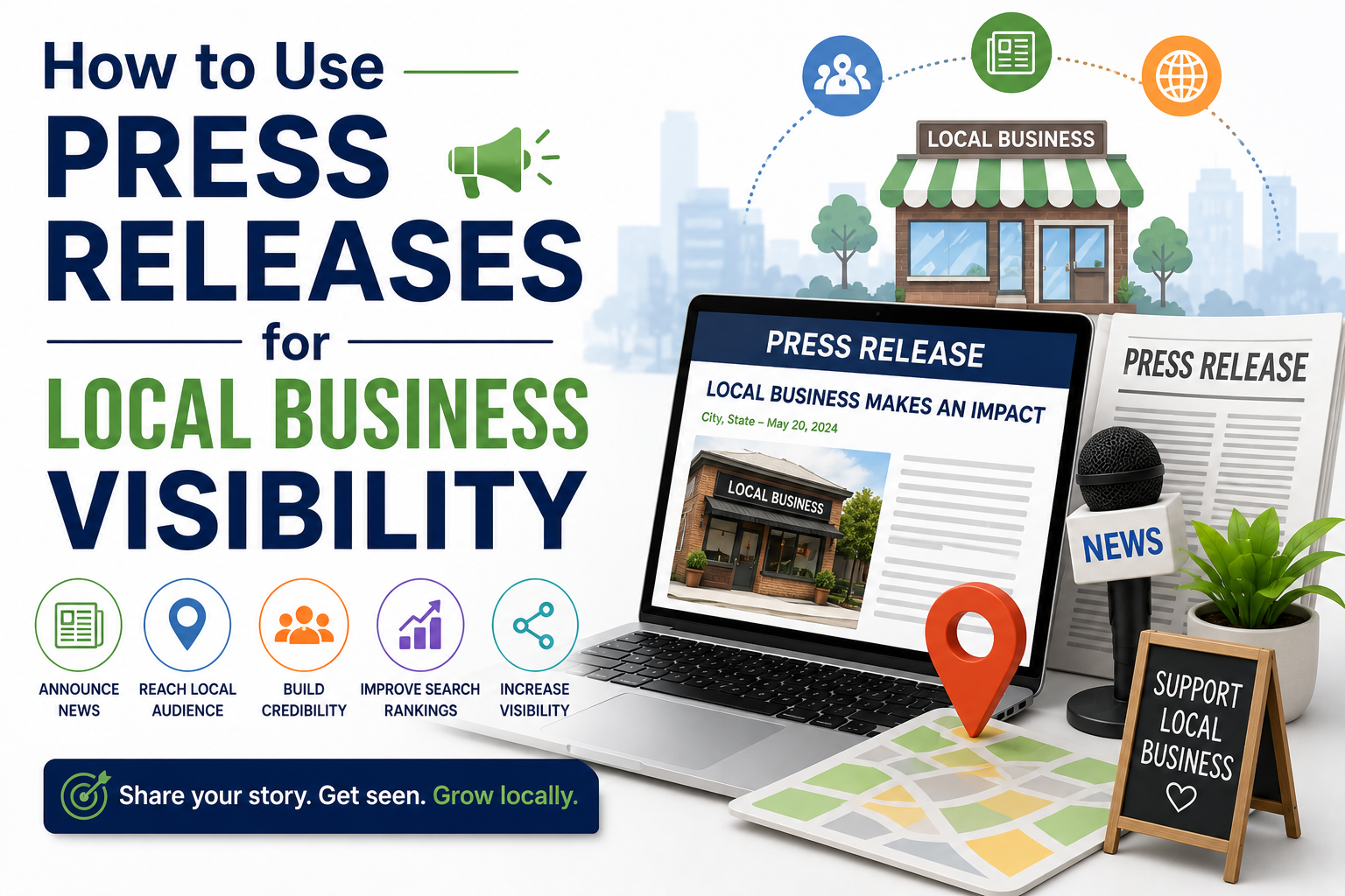 How to Use Press Releases for Local Business Visibility