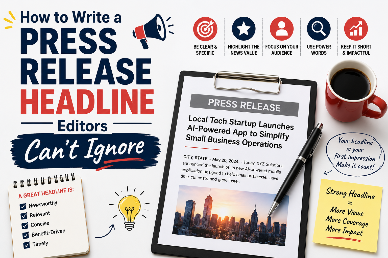 How to Write a Press Release Headline Editors Can't Ignore