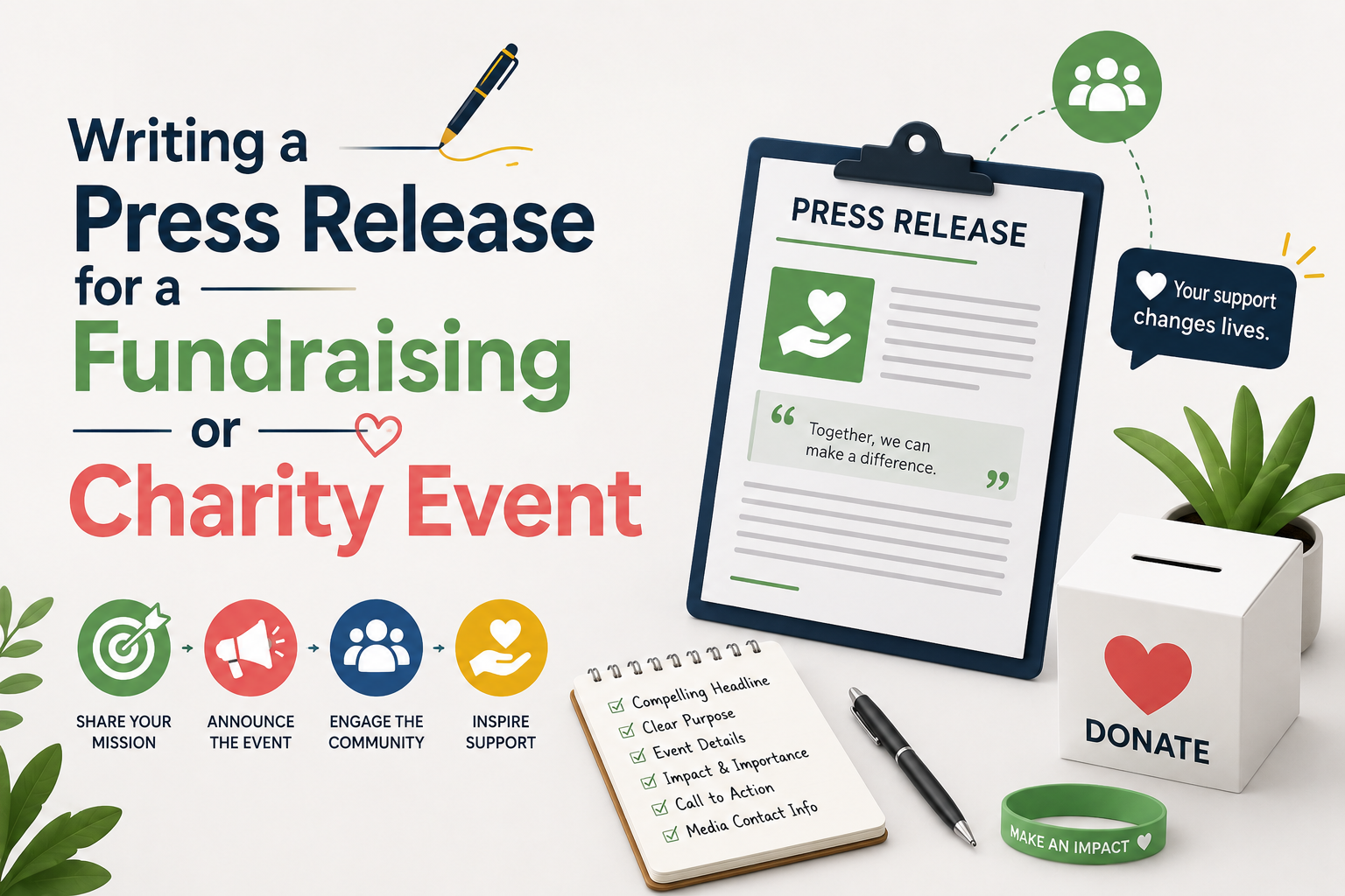 Writing a Press Release for a Fundraising or Charity Event
